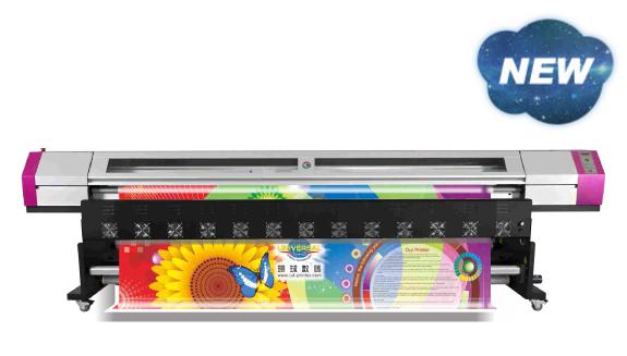 impressora solvente do eco resistente de 1.8m com Epson DX5/cabeça de DX7/5113/Ricoh Gen5